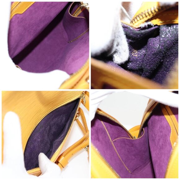 LOUIS VUITTON Epi Mabillon Backpack Yellow M52239 LV Auth 136925 - Picture 15 of 16